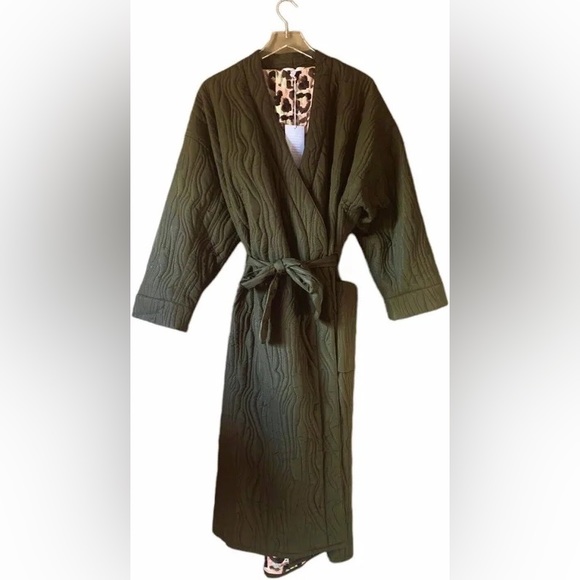 Johnny Was Calme Ava quilted lounge coat NWT size Large - Picture 5 of 11